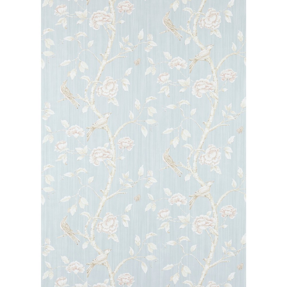 Woodville Wallpaper 311346 by Zoffany in La Seine Grey Blue